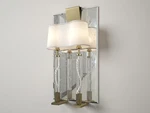 2BAKER Furniture Versailles Wall Lights Pair BSA126 Bill Sofield Italy No Shades. Fixed Price $850.00.