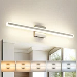 Jusheng Brushed Nickel Vanity Lights For Bathroom 5CCT Dimmable. Fixed Price $143.48.