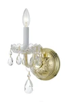 Crystorama Lighting Group 1031-CL-MWP Traditional Crystal 9" Tall Brass. Fixed Price $218.00.
