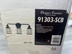 Designers Fountain 91303-SCB Anson Bathroom Vanity Light Satin Copper Bronze. Fixed Price $79.99.