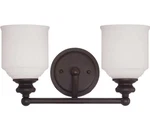 Savoy House 8-6836-2-13 Melrose Vanity, 2-LIGHT 120 Total Watts, English Bronze. Fixed Price $122.83.