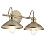 Kichler Lighting - Clyde 2 Bath Vanity Approved For Damp Locations. Fixed Price $124.99.