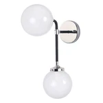 Maxim Lighting Atom 2-LIGHT Sconce, Black/nickel/white 24722WTBKPN. Fixed Price $125.80.