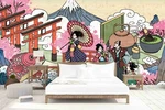 3D Hand Drawn Japan Mount Fuji Self-adhesive Removable Wallpaper Murals 375. Fixed Price $28.51.