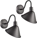 Diryzon Industrial Gooseneck Wall Sconces Antique Black Barn Light For Type. Fixed Price $119.36.