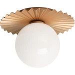 Matteo Lighting WX83101MGOP Open Box Modern Ruff Wall Sconce Gold. Fixed Price $95.70.