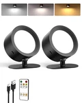 Led Wall Mounted Lights,rechargeable Sconces Lamp For BEDROOM,3 Color Te.... Fixed Price $44.92.