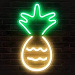 Lumoonosity Pineapple Neon Light - Yellow & Green Signs For Bedroom, Wal.... Fixed Price $39.38.