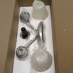 Moen YB2862BN Eva 2-LIGHT Dual-mount Bathroom Vanity Fixture With Froste.... Fixed Price $75.00.