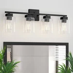 Espird Light Bathroom Vanity Matte Black Square. Model EL-FZ-BK4. Fixed Price $50.00.
