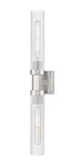 Z-lite 740-2W Beau Light 27" Tall Bathroom Sconce Nickel. Fixed Price $170.00.