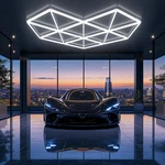 Xlitall Garage Lights, Super Bright Ceiling Led Hexagon.... Fixed Price $81.33.