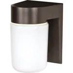 Nuvo Lighting 8" Utility Wall Mount W/ White Glass, Bronzotic SF77-138. Fixed Price $33.99.