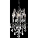 Crystal Chandelier Kitchen Bathroom Bedroom Dark Bronze Pendant 3 Light Fixture. Fixed Price $670.26.