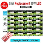 96 Pack Maxlite Dimmable Led 10W Daylight Bulb A19 75W Replacement 5000K. Fixed Price $149.95.