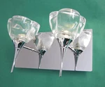 Hampton Bay Jasmine Collection 2-LIGHT Chrome Bathbar Bathroom Lights Modern New. Fixed Price $29.00.