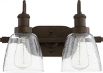 Quorum International 508-2 Bronze 2-LIGHT 17-3/4"W Bathroom Vanity. Fixed Price $191.00.