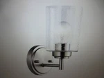 Kichler Winslow 1-LIGHT Brushed Nickel Bathroom Indoor Wall Sconce 45910NI. Fixed Price $23.70.