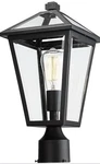 Luminzone Outdoor Post Light 7H1P-M Bk Black Etl Certified Weather Resistant. Fixed Price $80.00.