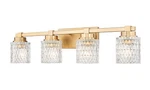 Z-lite 6101-4V Jacqueline Light 32"W Vanity Gold. Fixed Price $268.00.