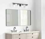 Generation Lighting Robie 34-IN -light Matte Black Transitional Vanity. Fixed Price $39.99.
