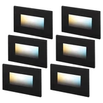 Leonlite Black 5CCT 120V Led Step Lights, 3.5W 150LM 5%-100% Dimmable Horizon.... Fixed Price $92.34.