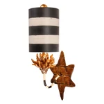 Lucas Mckearn Audubon 1LT Wall Sconce, Black/ivory/gold/silver/taupe SC1015-1. Fixed Price $365.40.
