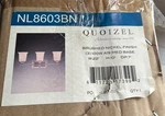 Quoizel NL8603BN Nicholas Bath Vanity, 3-LIGHT 300 Total Watts, Brushed Nickel. Fixed Price $86.00.