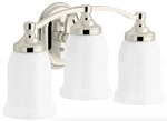 Kohler Bancroft 15.75" -light Polished Nickel Wall Sconce 114230-SNL. Fixed Price $179.99.