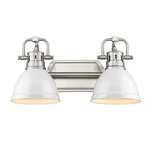 Golden Lighting 3602-BA2 Pw Duncan 17"W Bathroom Vanity White. Fixed Price $209.99.
