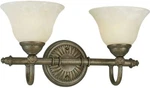 Progress Lighting P3205-86 2-LIGHT Bath Vanity , Burnished Chestnut. Fixed Price $90.00.