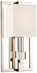 Crystorama Dixon 15"H Polished Nickel 1-LIGHT Wall Sconce. Fixed Price $354.00.