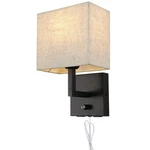 Wkeessee Bedside Wall Mount Light With Dimmer Switch And Two Usb Charging Por.... Fixed Price $69.27.