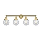 Innovations Lighting 616-4W-10-34 Beacon Vanity Brushed Brass /. Fixed Price $503.80.