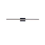 Mirrea 48IN Modern Led Vanity For Bathroom Lighting Dimmable 46W Black .... Fixed Price $193.74.