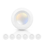 Ecoeler 4 Inch 5CCT Led Recessed Lighting, Dimmable, Ic & Damp Rated, 10.5W, .... Fixed Price $47.54.