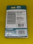 2 Pc Gray Single Gang Vertical Mount Weatherproof Hubbell Outdoor Switch. Fixed Price $10.99.