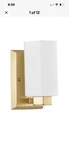 Progress Lighting P300476 Estrada 8" Tall Bathroom Sconce - Gold. Fixed Price $29.00.