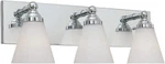 3-LIGHTS Hudson Vanity Fixture, 21.75 Inch Wall Mount Sconce For Bathroom,. Fixed Price $103.99.
