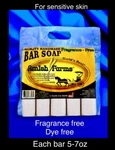 Amish Farm Worlds Best Quality Soap Fragrance Free No Dyes (pack Of 5 Bars). Fixed Price $25.99.