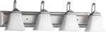 4 Light Bath Vanity Transitional Style - 30 Inches Wide By 8.38. Fixed Price $177.00.