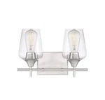 Savoy House 8-4030-2-SN Octave Bohemian Clear Glass Bathroom Vanity Wall Ligh.... Fixed Price $220.66.