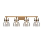Innovations Lighting Pilaster Ii Bell 4-LT 6" Bath, Mb/psg 423-4W-BK-G412-6SM. Fixed Price $644.16.