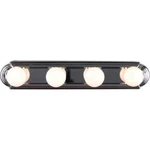 Volume Lighting 4-LIGHT Indoor Chrome Movie Hollywood Bath Vanity Bar. Fixed Price $17.99.
