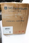 Millennium Three Light Vanity Bronze/dark 1493-RBZ. Fixed Price $73.95.
