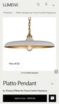 Thomas Obrien Vintage Modern Light. Fixed Price $299.99.