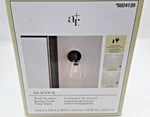Allen Roth Heacock Wall Sconce Bronze Finish And Clear Glass SHADE-5024120. Fixed Price $13.99.