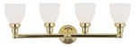Livex Lighting 1024-02 Classic Bathroom Vanity Polished Brass. Fixed Price $275.17.