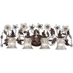 Atlas Lighting & Home WL11578-BZ Cristallo Fiore Vanity Wall. Fixed Price $498.00.