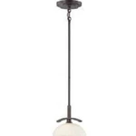 Minka Lavery Mini Pendant 1581-167 Galante Lathan Bronze 7-3/4". Fixed Price $89.00.